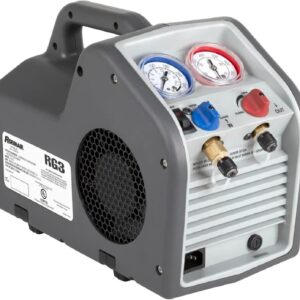 (Portable Refrigerant Recovery Machine – 115V, 60Hz, for Both Liquid and Vapor Refrigerant, White-Robinair