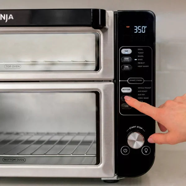 12-in-1 Double Oven with FlexDoor, FlavorSeal Smart Finish, Rapid Top Oven, Convection and Air Fry Bottom Oven DCT401 - Image 2