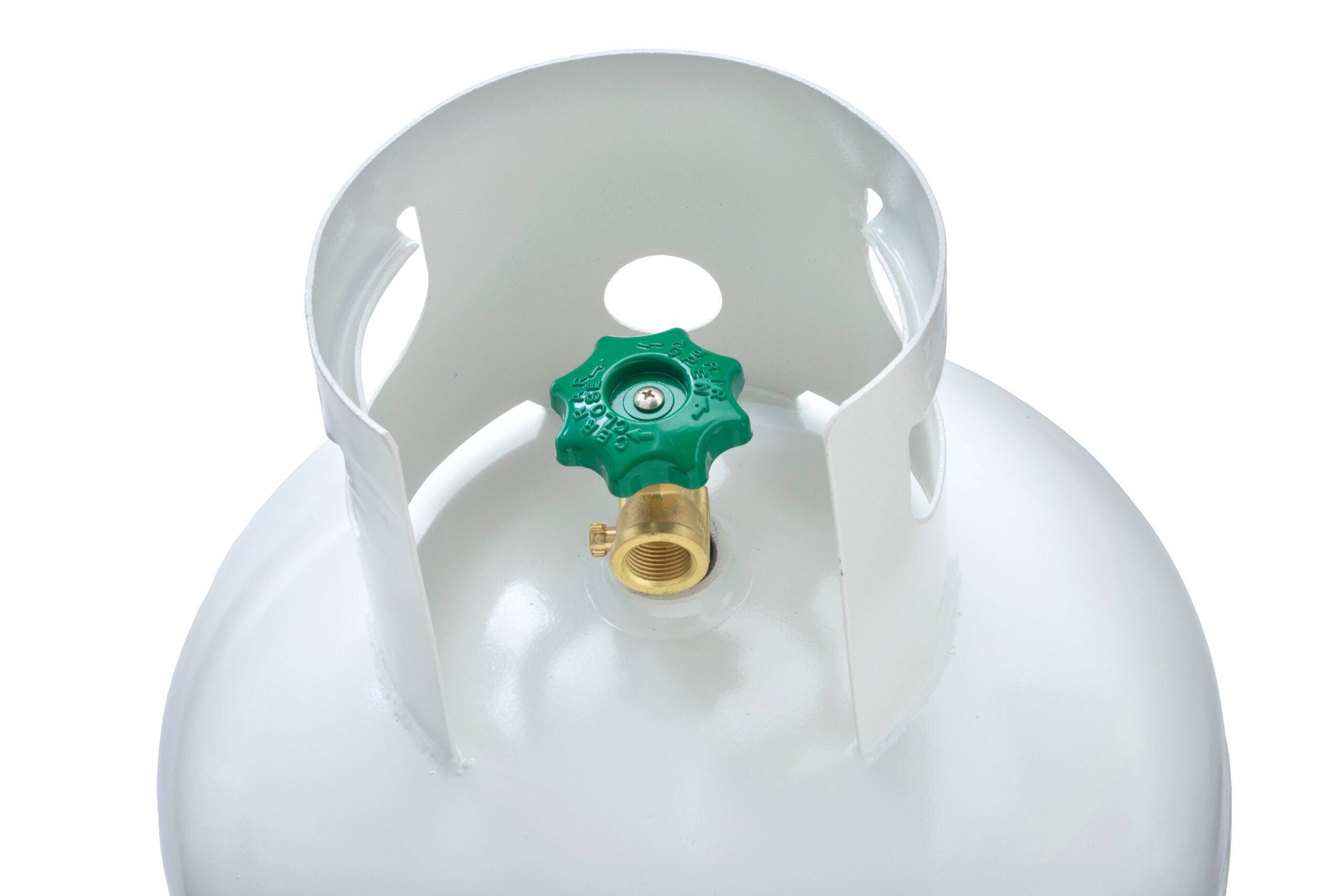 100 lb Steel Propane Cylinder POL Valve (Ships Empty) - Image 2