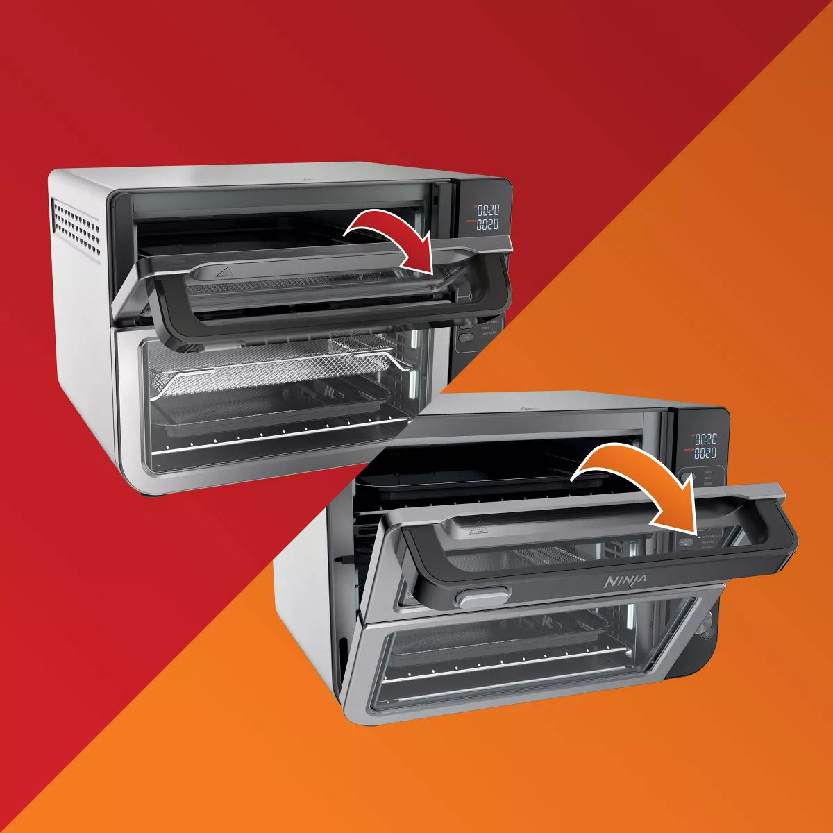 12-in-1 Double Oven with FlexDoor, FlavorSeal Smart Finish, Rapid Top Oven, Convection and Air Fry Bottom Oven DCT401 - Image 15