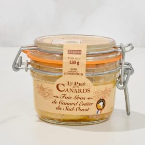 Whole Duck Foie Gras from the South-West with Guérande Fleur de Sel 130 g