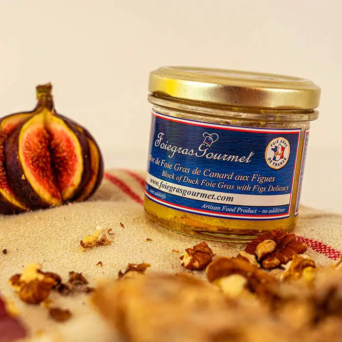 Block of Duck Foie Gras Specialty with Figs 80 g - Image 2